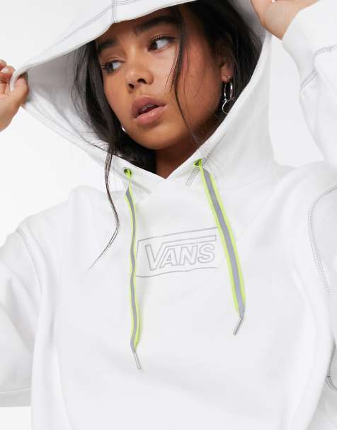 Vans – After Dark – Kapuzenpullover in Weiß
