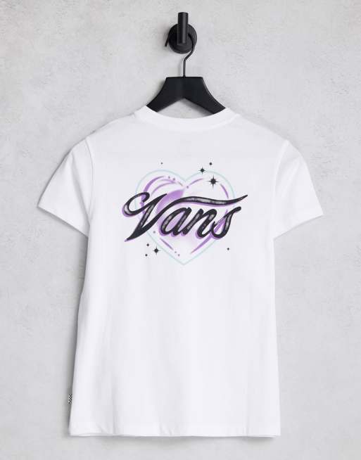 Vans – Airbrush – Vit t-shirt