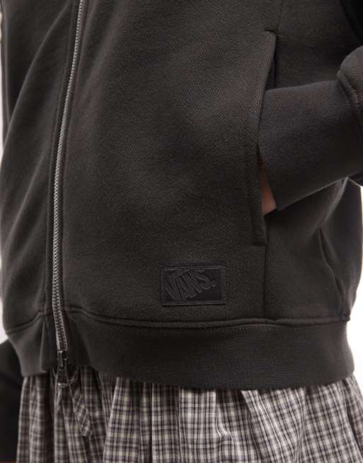 Vans Alanna fleece jacket in black, 3 of 4