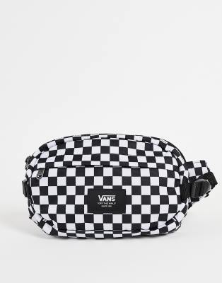 Vans - Aliso II - Marsupio nero e bianco a scacchi 