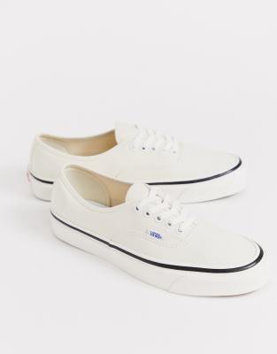 vans authentic cream blue