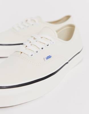 vans authentic cream white