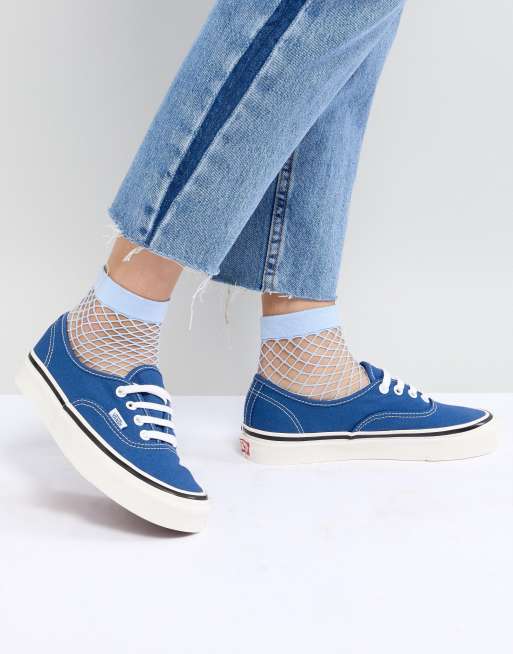 Vans best sale authentic bleu