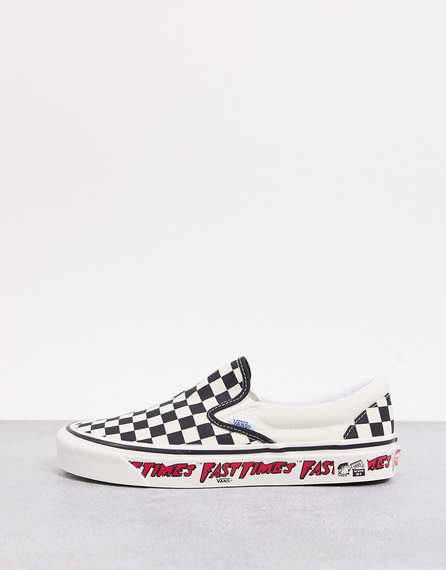 Vans - Anaheim Classic 98 DX Fast Times - Sneakers a scacchi-Bianco