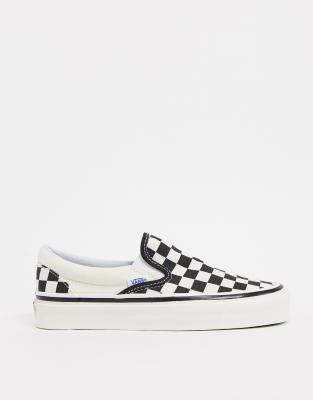 checkerboard vans low top