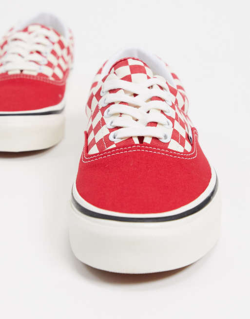 Vans 2025 rouge carreaux