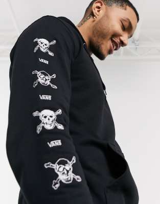 vans hoodie skull