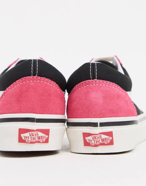 Vans noire avec outlet rose