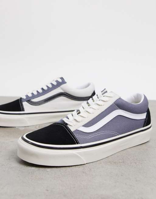 Gray and black sales old skool vans