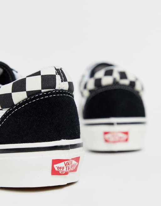 Vans - Anaheim Old Skool 36 DX - Sneakers met dambordpatroon in zwart, 2 van 4