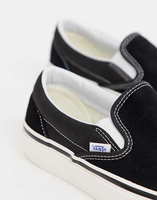 Vans - Anaheim - Scarpe di tela senza lacci classiche nere جست فور مي Vans - Anaheim - Scarpe di tela senza lacci classiche nere جست فور مي