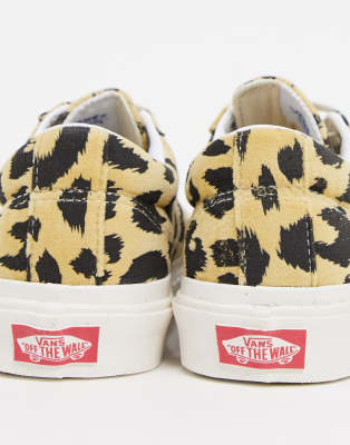 vans grise semelle leopard