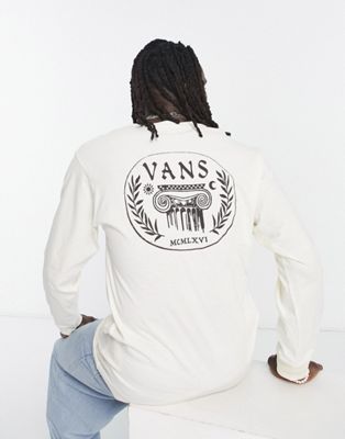Vans Ancient long sleeve t-shirt in off white