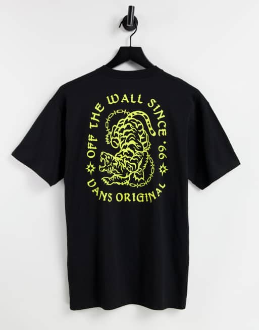 Vans Angry Animal back print t-shirt in black