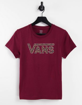 maroon vans girls