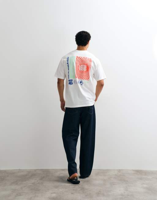 Vans Artifacts T-shirt met backprint in wit, 2 van 5