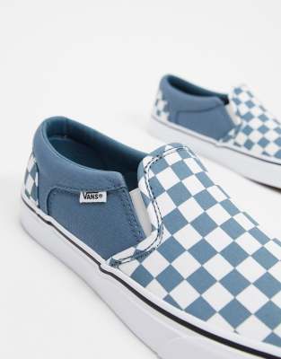 vans asher checkerboard
