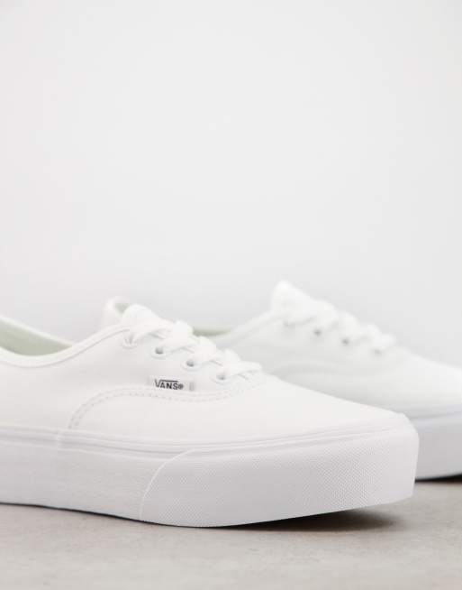 Vans authentic clearance plateforme