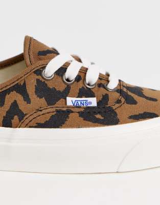 asos vans leopard