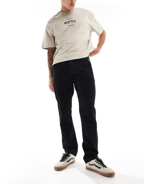 Vans Authentic - Afslappede chinobukser i sort i slim fit - view 1