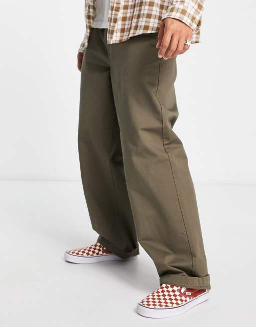 Vans Authentic - Baggy chinobroek in groen