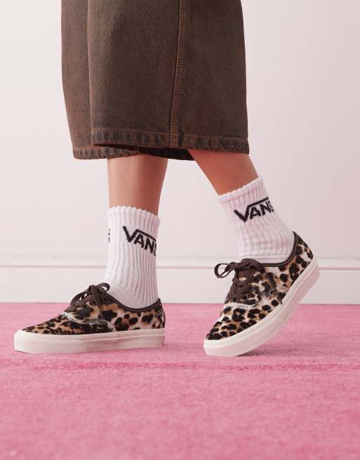 Vans Authentic - Baskets à imprimé guépard