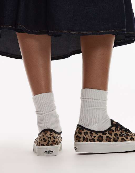 Vans Authentic - Baskets à imprimé léopard, 3 de 5