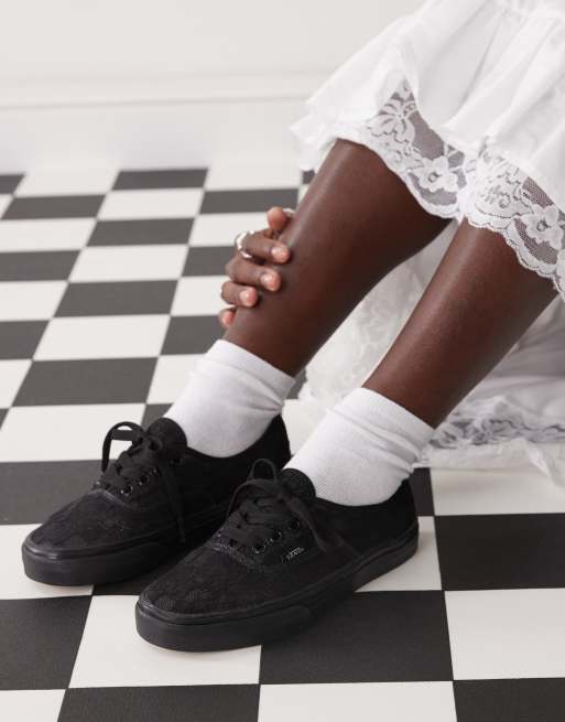 Basket Vans Femme Vans Era Noir Soldes Vans Authentic Baskets