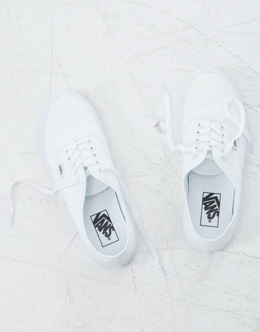 Vans authentic shop blanches