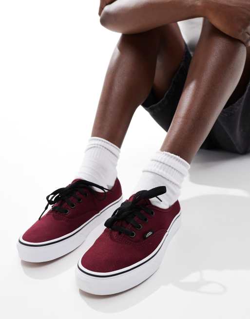 Vans Authentic Rouge fantastic 37 chaussures