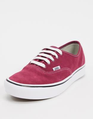 vans rouge daim