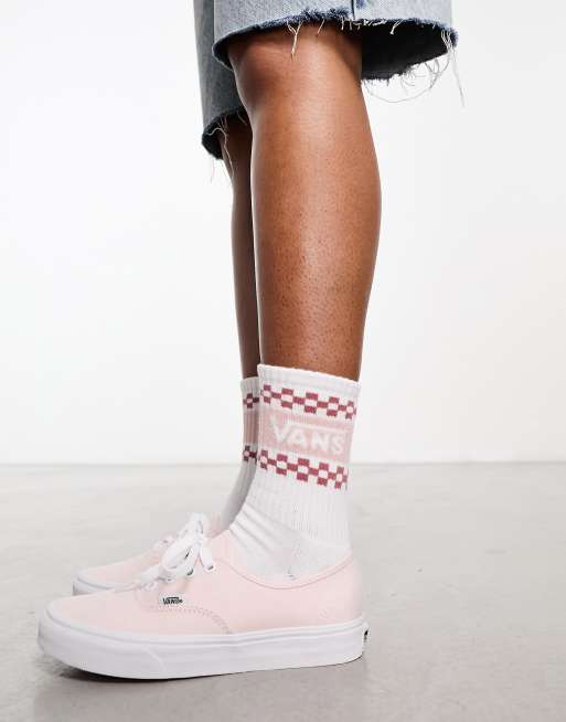 Vans on sale rose pastel