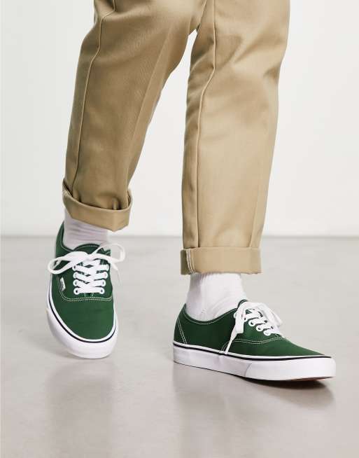 Vans hotsell homme verte