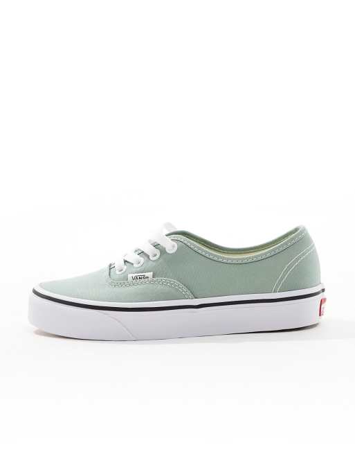vans authentic femme verte