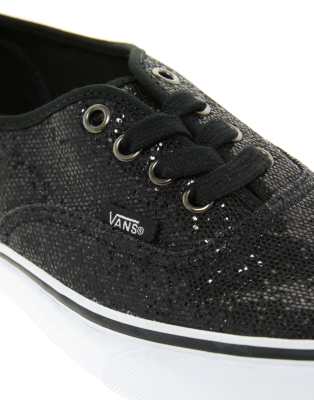 vans brillantini nere