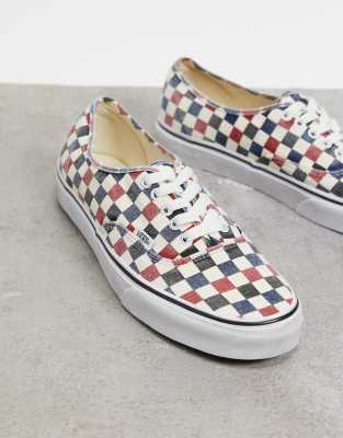retro checkered vans