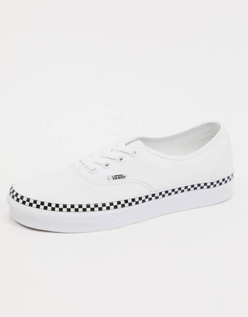 Vans Authentic - Check Foxing - Schoenen in wit, 2 van 4