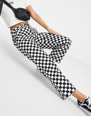 vans checkerboard pants