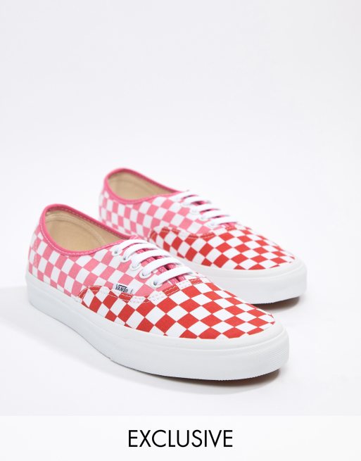 Vans cheap checkerboard plimsolls