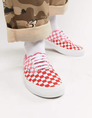 asos checkered vans