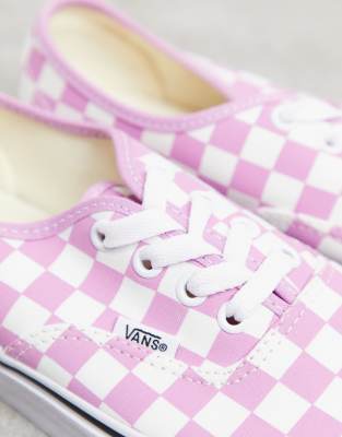 vans checkered purple