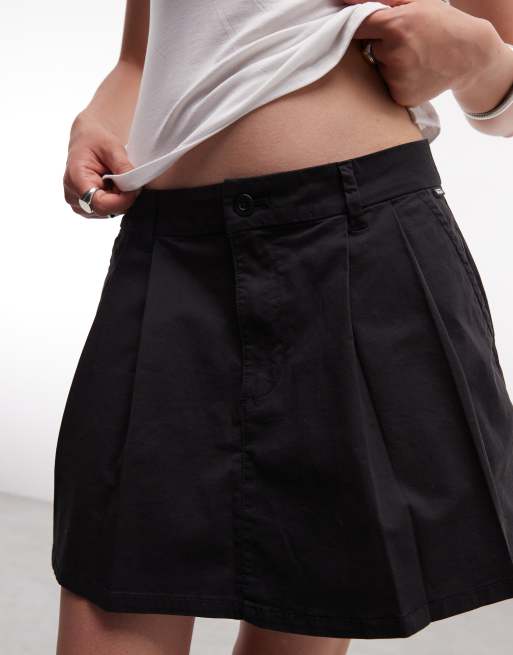 Vans Authentic chino mini skirt in black, 5 of 5