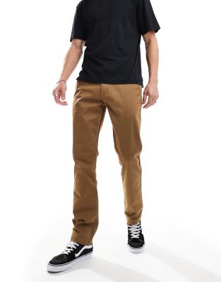 Vans Authentic chino slim pant in brown