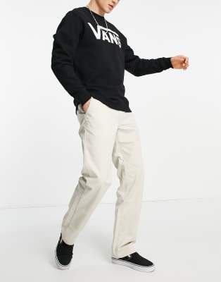 Vans Authentic - Chinobroek met ruimvallende pasvorm in lichtbeige | ASOS