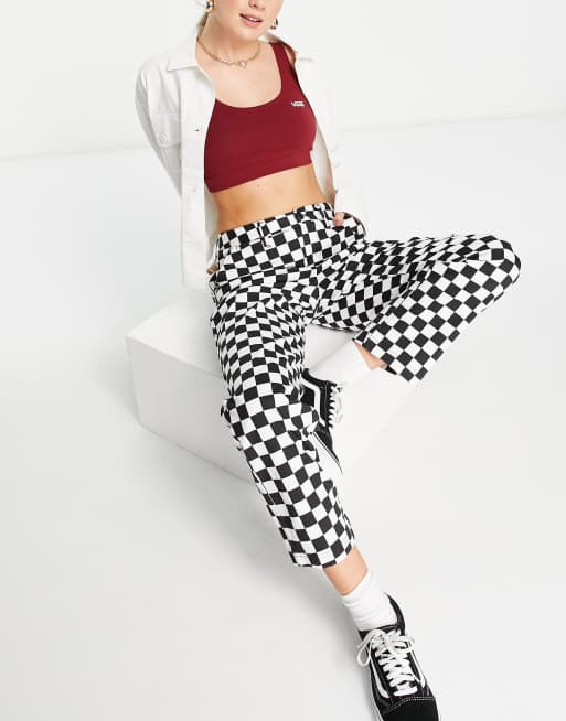 Vans checkerboard hot sale trousers