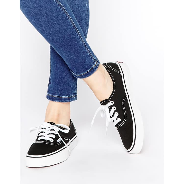 classic vans with black laces