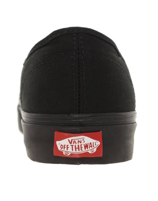 Vans authentic black on sale mono