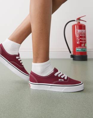 Vans Authentic - Colour Theory - Sneaker in Dunkelrosa