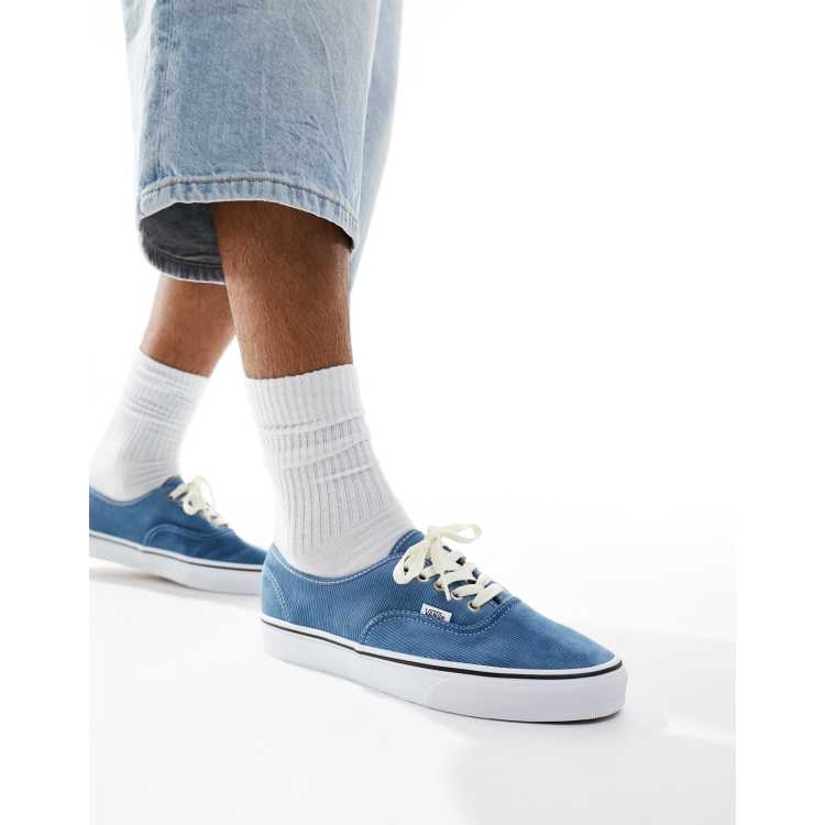 Vans authentic store blue on feet