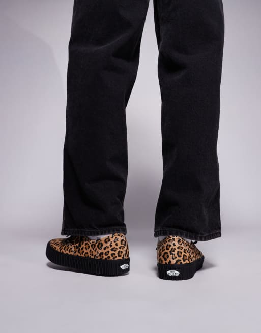 Vans Authentic Creeper sneakers in leopard print, 4 of 5